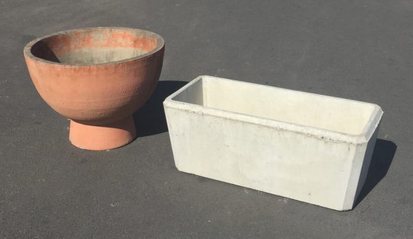 concrete plant pots